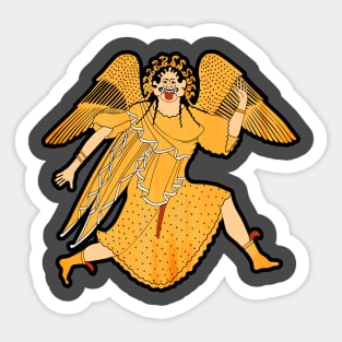 Running Medusa Sticker